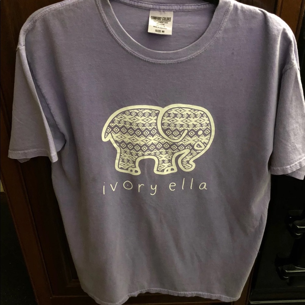 Ivory Ella Lilac short sleeve T-shirt